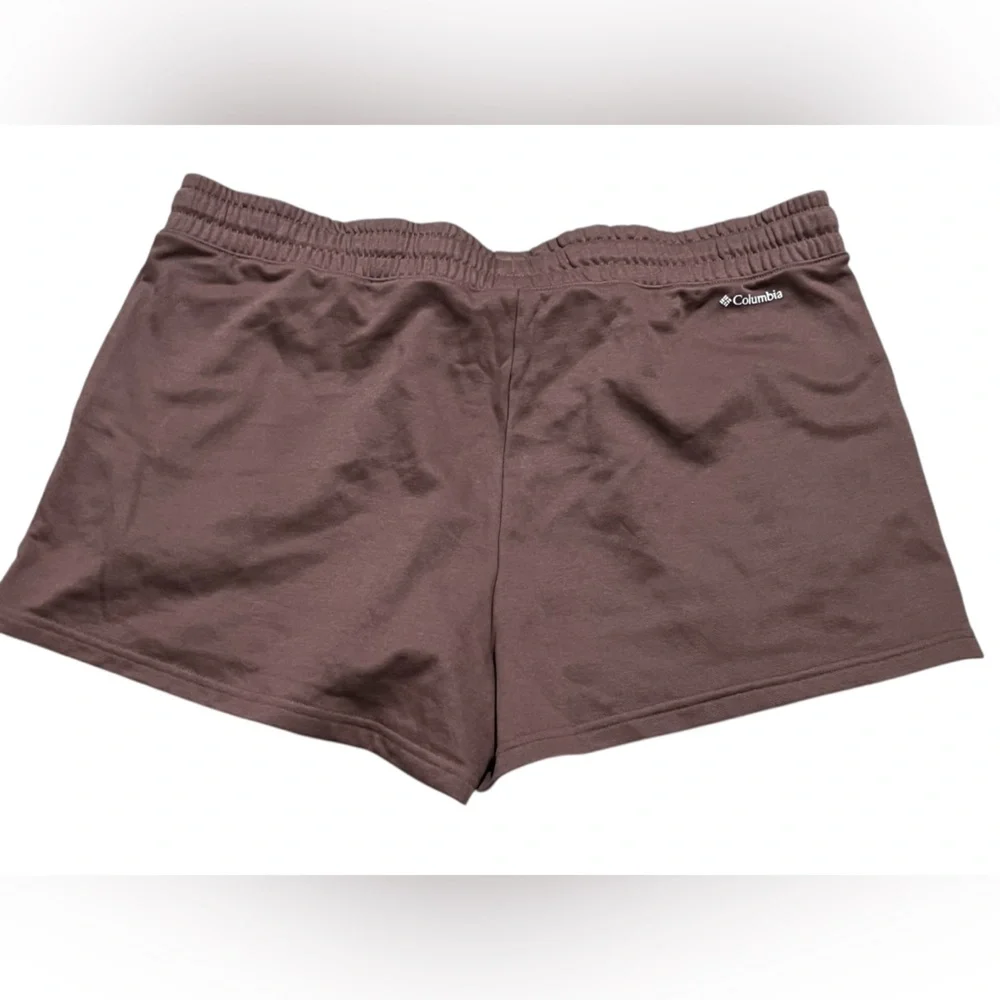 Columbia sport women’s French Terry 3” Inseam Shorts size XL mauve‎ purple pink - Picture 3 of 12